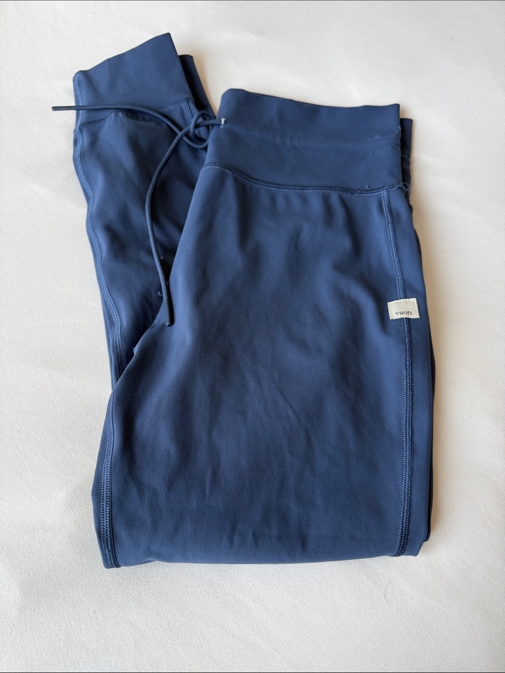 Vuori Navy Blue High-Waist Active Leggings